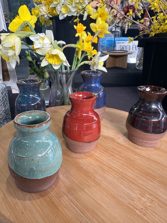 Perpetual Pottery Bud Vase Arrangement