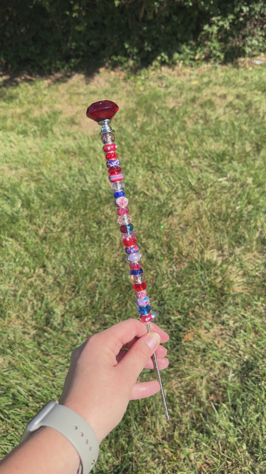 Beaded Garden Stakes